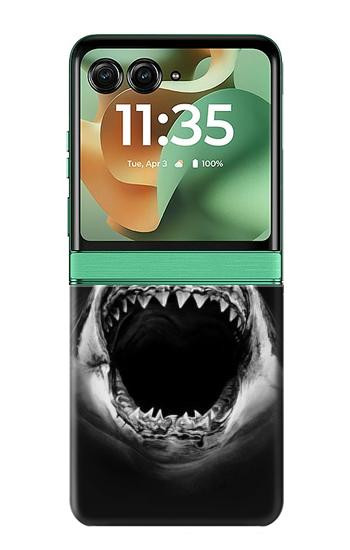 W3100 Great White Shark Case Cover Custodia e Flip Case per Motorola Razr 60, Razr 2025