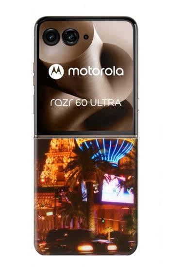 W0893 Las Vegas Case Cover Custodia e Flip Case per Motorola Razr 60 Ultra, Razr Ultra 2025