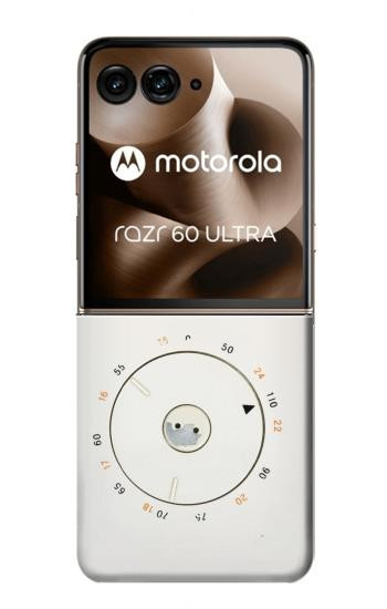 W1857 Retro Transistor Radio Case Cover Custodia e Flip Case per Motorola Razr 60 Ultra, Razr Ultra 2025