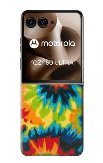 W3459 Tie Dye Case Cover Custodia e Flip Case per Motorola Razr 60 Ultra, Razr Ultra 2025