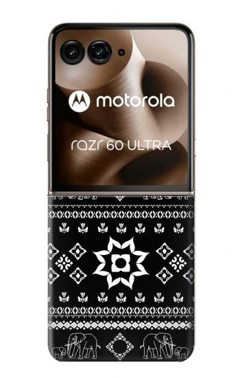 W3932 Elephant Pants Pattern Case Cover Custodia e Flip Case per Motorola Razr 60 Ultra, Razr Ultra 2025