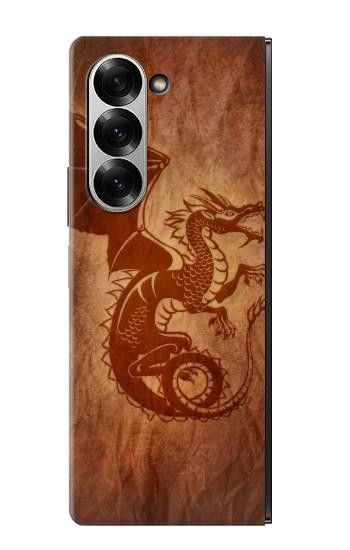 W3086 Red Dragon Tattoo Case Cover Custodia e Flip Case per Samsung Galaxy Z Fold 7