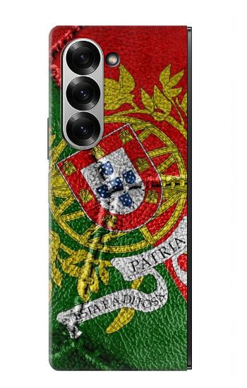 W3300 Portugal Flag Vintage Football Graphic Case Cover Custodia e Flip Case per Samsung Galaxy Z Fold 7