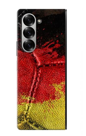 W3303 Germany Flag Vintage Football Graphic Case Cover Custodia e Flip Case per Samsung Galaxy Z Fold 7