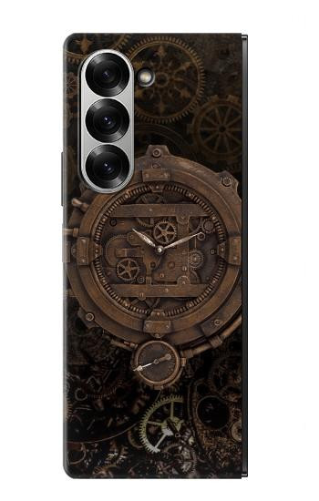 W3902 Steampunk Clock Gear Case Cover Custodia e Flip Case per Samsung Galaxy Z Fold 7