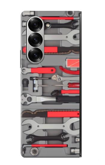 W3921 Bike Repair Tool Graphic Paint Case Cover Custodia e Flip Case per Samsung Galaxy Z Fold 7