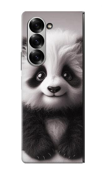 W3978 Cute Baby Panda Case Cover Custodia e Flip Case per Samsung Galaxy Z Fold 7