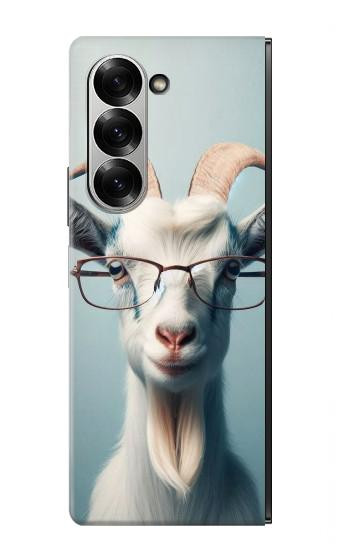 W3991 Goat Glasses Case Cover Custodia e Flip Case per Samsung Galaxy Z Fold 7