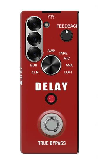 W4011 Red Guitar Analog Delay Graphic Case Cover Custodia e Flip Case per Samsung Galaxy Z Fold 7