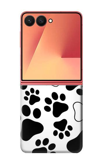 W2904 Dog Paw Prints Case Cover Custodia e Flip Case per Samsung Galaxy Z Flip 7