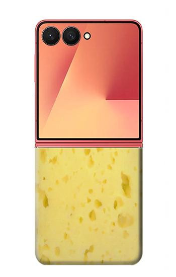 W2913 Cheese Texture Case Cover Custodia e Flip Case per Samsung Galaxy Z Flip 7