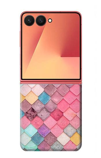 W2947 Candy Minimal Pastel Colors Case Cover Custodia e Flip Case per Samsung Galaxy Z Flip 7