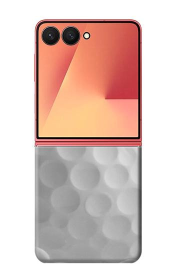 W2960 White Golf Ball Case Cover Custodia e Flip Case per Samsung Galaxy Z Flip 7