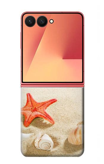 W3212 Sea Shells Starfish Beach Case Cover Custodia e Flip Case per Samsung Galaxy Z Flip 7