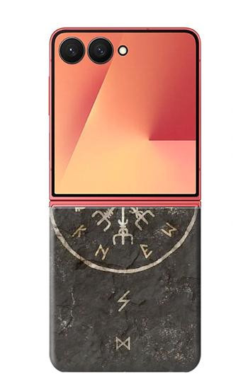 W3413 Norse Ancient Viking Symbol Case Cover Custodia e Flip Case per Samsung Galaxy Z Flip 7