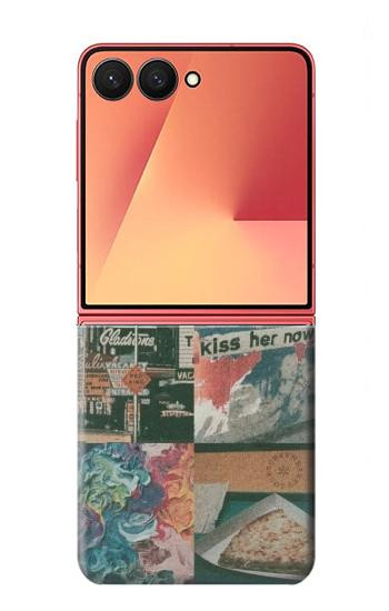 W3909 Vintage Poster Case Cover Custodia e Flip Case per Samsung Galaxy Z Flip 7