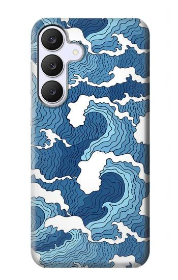 W3751 Wave Pattern Case Cover Custodia e Flip Case per Samsung Galaxy S25 FE