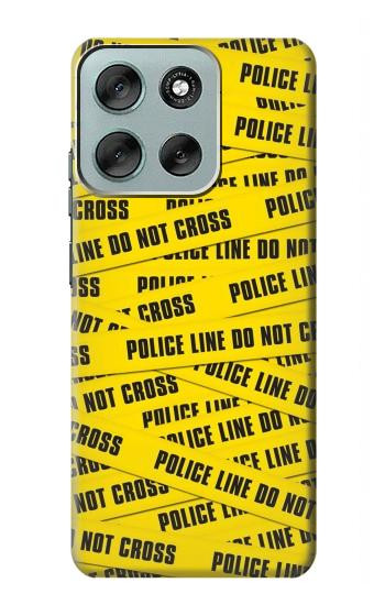 W2088 Police Line Do Not Cross Case Cover Custodia e Flip Case per Motorola Moto G56 W2088 Police Line Do Not Cross Case Cover Custodia e Flip Case per Motorola Moto G56