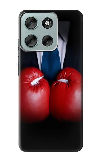 W2261 Businessman Black Suit With Boxing Gloves Case Cover Custodia e Flip Case per Motorola Moto G56 W2261 Businessman Black Suit With Boxing Gloves Case Cover Custodia e Flip Case per Motorola Moto G56