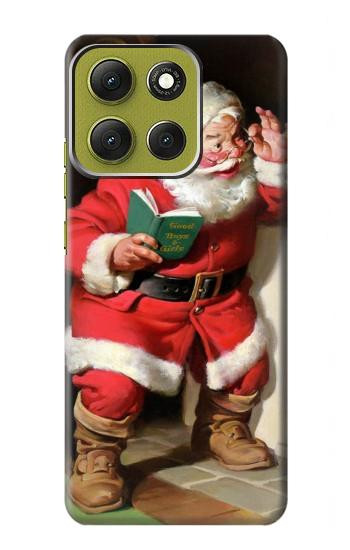 W1417 Santa Claus Merry Xmas Case Cover Custodia e Flip Case per Motorola Moto G86 W1417 Santa Claus Merry Xmas Case Cover Custodia e Flip Case per Motorola Moto G86