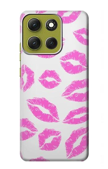 W2214 Pink Lips Kisses Case Cover Custodia e Flip Case per Motorola Moto G86 W2214 Pink Lips Kisses Case Cover Custodia e Flip Case per Motorola Moto G86