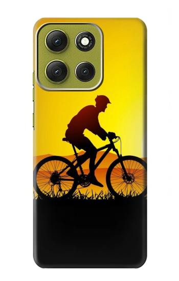 W2385 Bicycle Bike Sunset Case Cover Custodia e Flip Case per Motorola Moto G86 W2385 Bicycle Bike Sunset Case Cover Custodia e Flip Case per Motorola Moto G86
