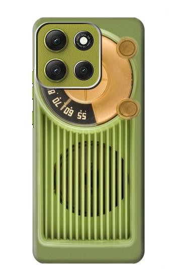 W2656 Vintage Bakelite Radio Green Case Cover Custodia e Flip Case per Motorola Moto G86 W2656 Vintage Bakelite Radio Green Case Cover Custodia e Flip Case per Motorola Moto G86