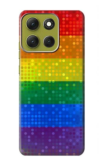 W2683 Rainbow LGBT Pride Flag Case Cover Custodia e Flip Case per Motorola Moto G86 W2683 Rainbow LGBT Pride Flag Case Cover Custodia e Flip Case per Motorola Moto G86