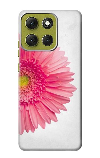 W3044 Vintage Pink Gerbera Daisy Case Cover Custodia e Flip Case per Motorola Moto G86