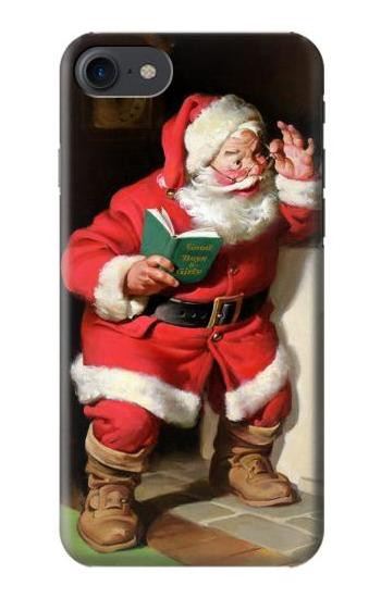 W1417 Santa Claus Merry Xmas Case Cover Custodia e Flip Case per iPhone 7, iPhone 8, iPhone SE (2020) (2022)