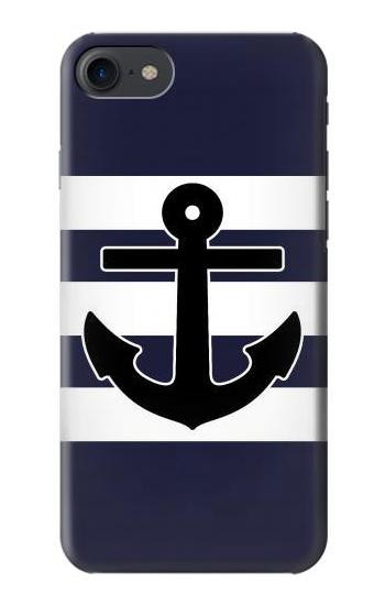 W2758 Anchor Navy Case Cover Custodia e Flip Case per iPhone 7, iPhone 8, iPhone SE (2020) (2022)
