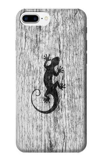 W2446 Gecko Wood Graphic Printed Case Cover Custodia e Flip Case per iPhone 7 Plus, iPhone 8 Plus