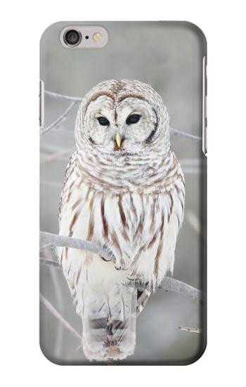 W1566 Snowy Owl White Owl Case Cover Custodia e Flip Case per iPhone 6 6S