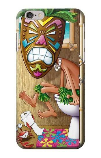 W1702 Tiki Man Toilet Case Cover Custodia e Flip Case per iPhone 6 6S