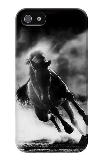 W1860 Running Horse Case Cover Custodia e Flip Case per iPhone 5 5S SE