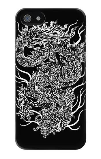W1943 Dragon Tattoo Case Cover Custodia e Flip Case per iPhone 5 5S SE