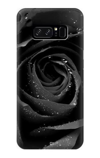 W1598 Black Rose Case Cover Custodia e Flip Case per Note 8 Samsung Galaxy Note8