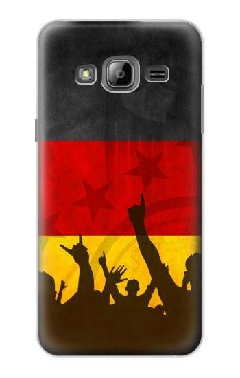 W2966 Germany Football Soccer Euro 2016 Case Cover Custodia e Flip Case per Samsung Galaxy J3 (2016)