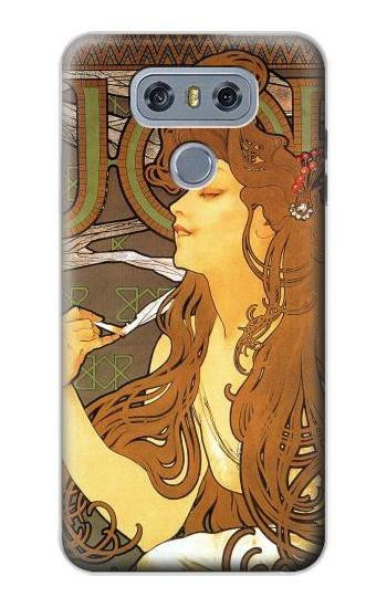 W0969 Alphonse Mucha Job Case Cover Custodia e Flip Case per LG G6