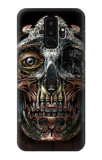 W1685 Steampunk Skull Head Case Cover Custodia e Flip Case per Samsung Galaxy S9 Plus