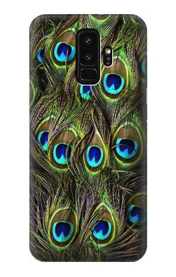 W1965 Peacock Feather Case Cover Custodia e Flip Case per Samsung Galaxy S9 Plus