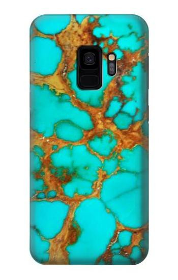 W2688 Aqua Copper Turquoise Gemstone Graphic Case Cover Custodia e Flip Case per Samsung Galaxy S9