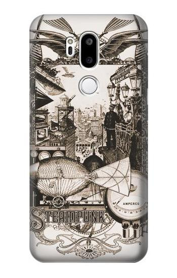 W1681 Steampunk Drawing Case Cover Custodia e Flip Case per LG G7 ThinQ