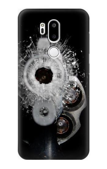 W2387 Gun Bullet Hole Glass Case Cover Custodia e Flip Case per LG G7 ThinQ