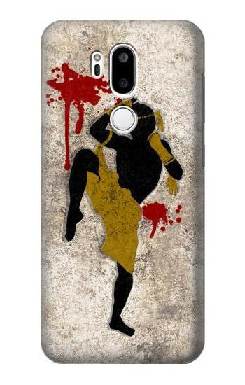 W2635 Muay Thai Kickboxing Fight Blood Case Cover Custodia e Flip Case per LG G7 ThinQ