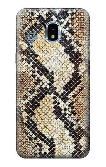W2703 Snake Skin Texture Graphic Printed Case Cover Custodia e Flip Case per Samsung Galaxy J3 (2018), J3 Star, J3 V 3rd Gen, J3 Orbit, J3 Achieve, Express Prime 3, Amp Prime 3