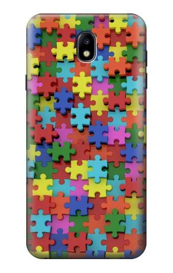 W0816 Puzzle Case Cover Custodia e Flip Case per Samsung Galaxy J7 (2018), J7 Aero, J7 Top, J7 Aura, J7 Crown, J7 Refine, J7 Eon, J7 V 2nd Gen, J7 Star