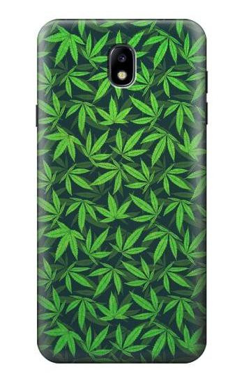W2666 Marijuana Pattern Case Cover Custodia e Flip Case per Samsung Galaxy J7 (2018), J7 Aero, J7 Top, J7 Aura, J7 Crown, J7 Refine, J7 Eon, J7 V 2nd Gen, J7 Star