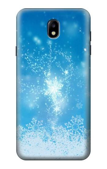 W2923 Frozen Snow Spell Magic Case Cover Custodia e Flip Case per Samsung Galaxy J7 (2018), J7 Aero, J7 Top, J7 Aura, J7 Crown, J7 Refine, J7 Eon, J7 V 2nd Gen, J7 Star