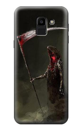 W1319 Grim Reaper Death Scythe Case Cover Custodia e Flip Case per Samsung Galaxy J6 (2018)